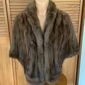 The Smart Shop fur stole fabulous vintage onesize